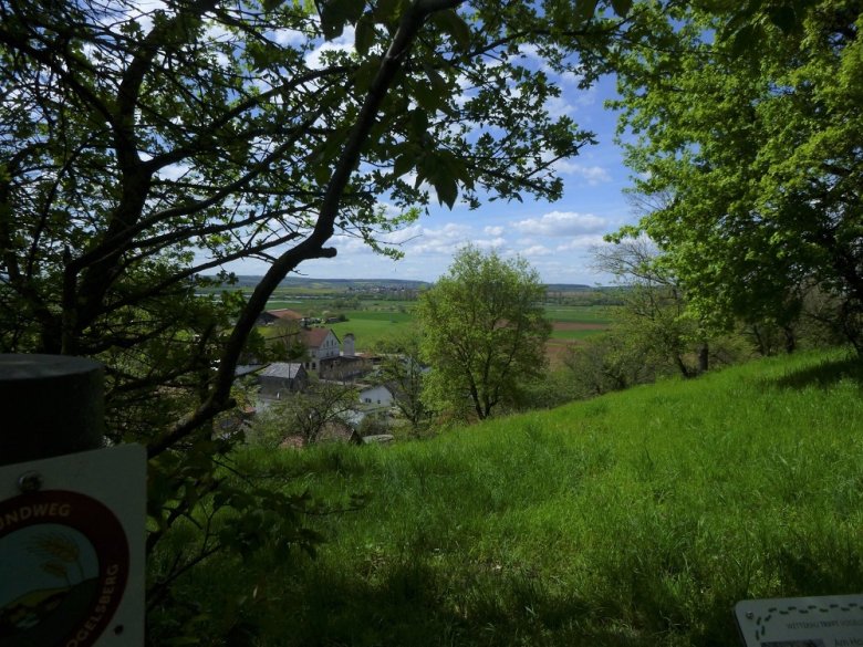 Foto: Ausblick von der Infotafel aus