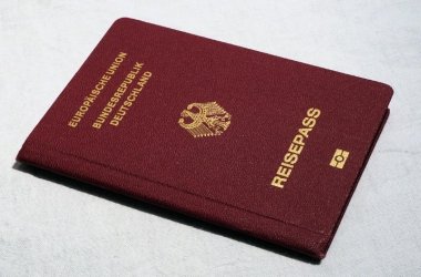 Foto eines Reisepasses