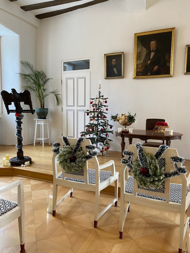 Weihnachtstrauung auf Schloss Nidda